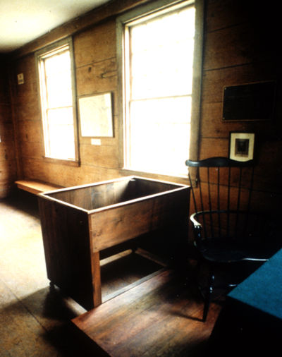 Pownalboro Courthouse photographs Witness Box. Choose 'View Text' (at top) for faster download.