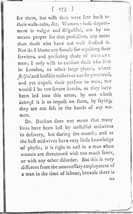 Man-Midwifery Dissected; or, the Obstetric Family Instructor Page 175. Choose 'View Text' (at top) for faster download.