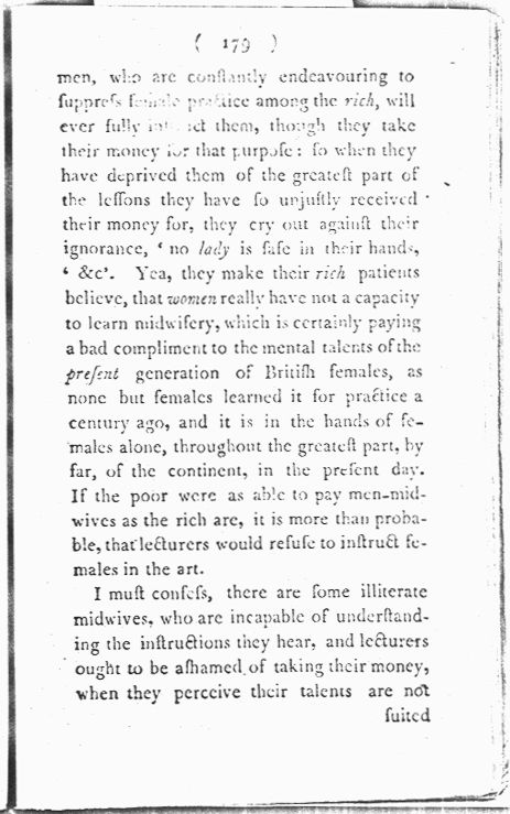 Man-Midwifery Dissected; or, the Obstetric Family Instructor Page 179. Choose 'View Text' (at top) for faster download.