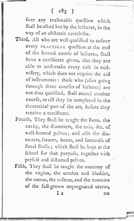Man-Midwifery Dissected; or, the Obstetric Family Instructor Page 183. Choose 'View Text' (at top) for faster download.