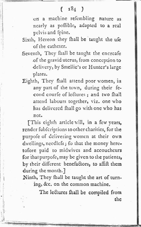 Man-Midwifery Dissected; or, the Obstetric Family Instructor Page 184. Choose 'View Text' (at top) for faster download.