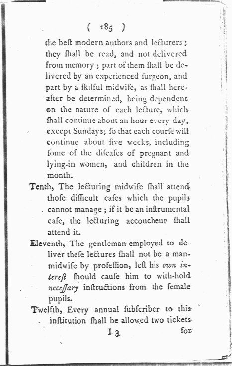 Man-Midwifery Dissected; or, the Obstetric Family Instructor Page 185. Choose 'View Text' (at top) for faster download.