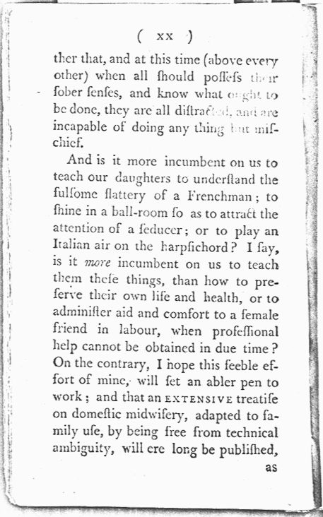 Man-Midwifery Dissected; or, the Obstetric Family Instructor Preface page xx. Choose 'View Text' (at top) for faster download.