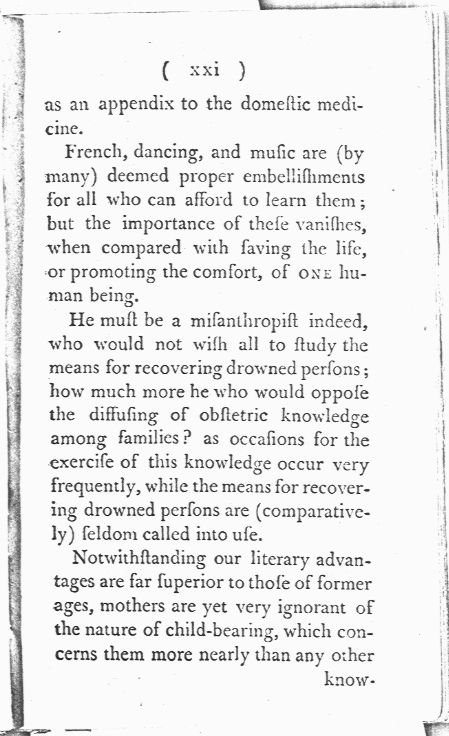Man-Midwifery Dissected; or, the Obstetric Family Instructor Preface page xxi. Choose 'View Text' (at top) for faster download.