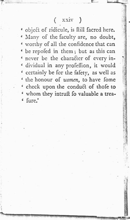 Man-Midwifery Dissected; or, the Obstetric Family Instructor Preface page xxiv. Choose 'View Text' (at top) for faster download.