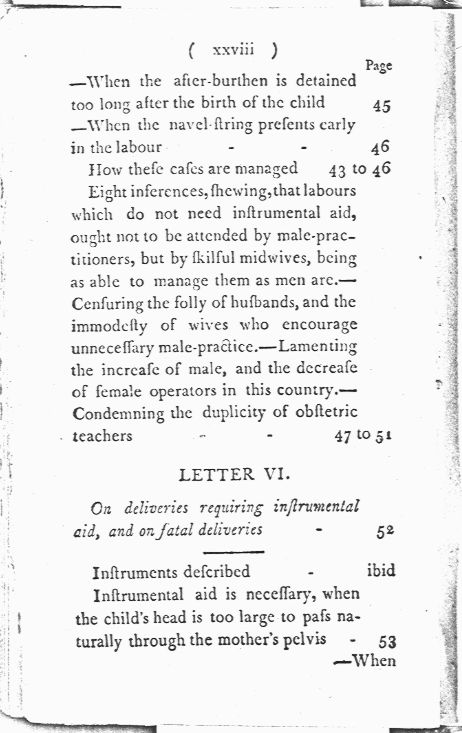 Man-Midwifery Dissected; or, the Obstetric Family Instructor Contents page xxviii. Choose 'View Text' (at top) for faster download.