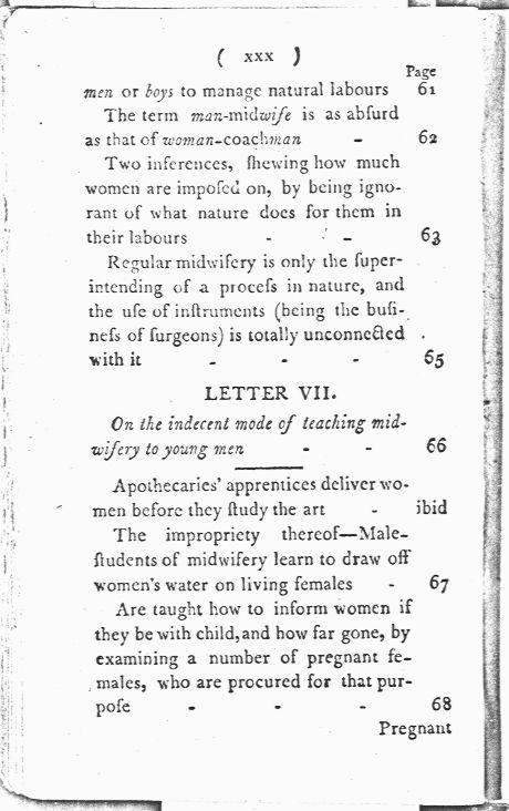 Man-Midwifery Dissected; or, the Obstetric Family Instructor Contents page xxx. Choose 'View Text' (at top) for faster download.