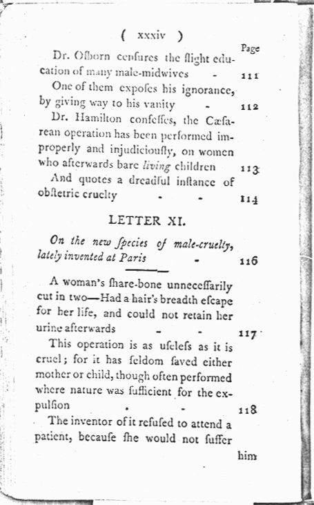 Man-Midwifery Dissected; or, the Obstetric Family Instructor Contents page xxxiv. Choose 'View Text' (at top) for faster download.