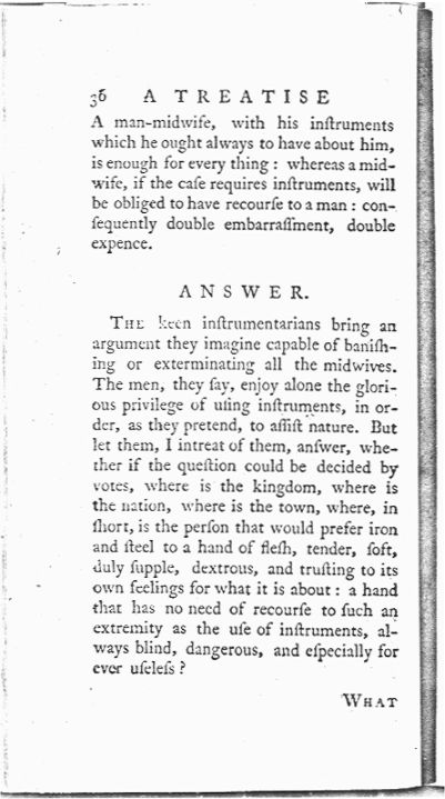A Treatise on the Art of Midwifery, Setting Forth Various Abuses Therein, Especially as to the Practice with Instruments Page 36. Choose 'View Text' (at top) for faster download.