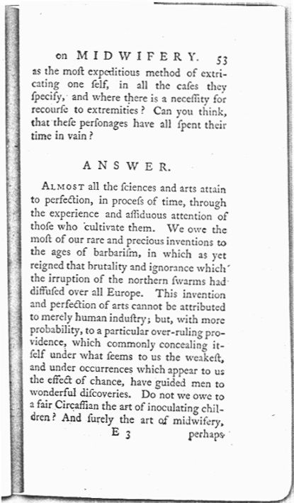 A Treatise on the Art of Midwifery, Setting Forth Various Abuses Therein, Especially as to the Practice with Instruments Page 53. Choose 'View Text' (at top) for faster download.