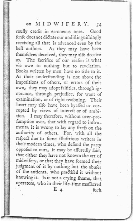 A Treatise on the Art of Midwifery, Setting Forth Various Abuses Therein, Especially as to the Practice with Instruments Page 55. Choose 'View Text' (at top) for faster download.
