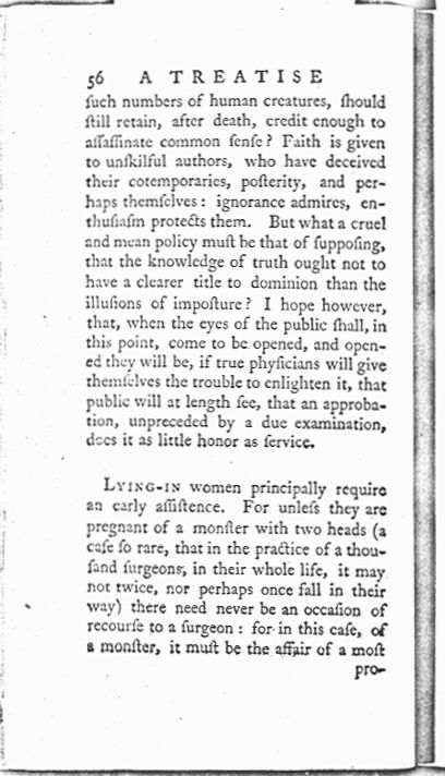 A Treatise on the Art of Midwifery, Setting Forth Various Abuses Therein, Especially as to the Practice with Instruments Page 56. Choose 'View Text' (at top) for faster download.
