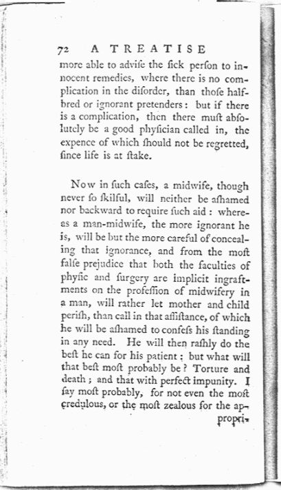 A Treatise on the Art of Midwifery, Setting Forth Various Abuses Therein, Especially as to the Practice with Instruments Page 72. Choose 'View Text' (at top) for faster download.