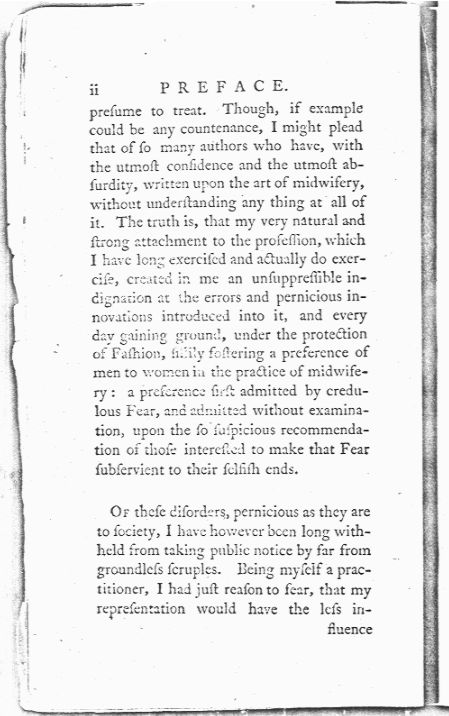 A Treatise on the Art of Midwifery, Setting Forth Various Abuses Therein, Especially as to the Practice with Instruments Preface page ii. Choose 'View Text' (at top) for faster download.