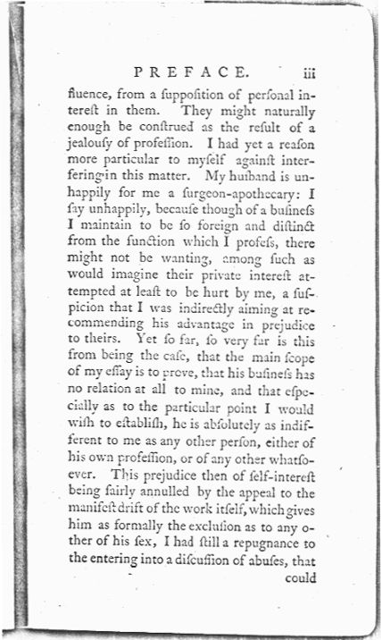 A Treatise on the Art of Midwifery, Setting Forth Various Abuses Therein, Especially as to the Practice with Instruments Preface page iii. Choose 'View Text' (at top) for faster download.