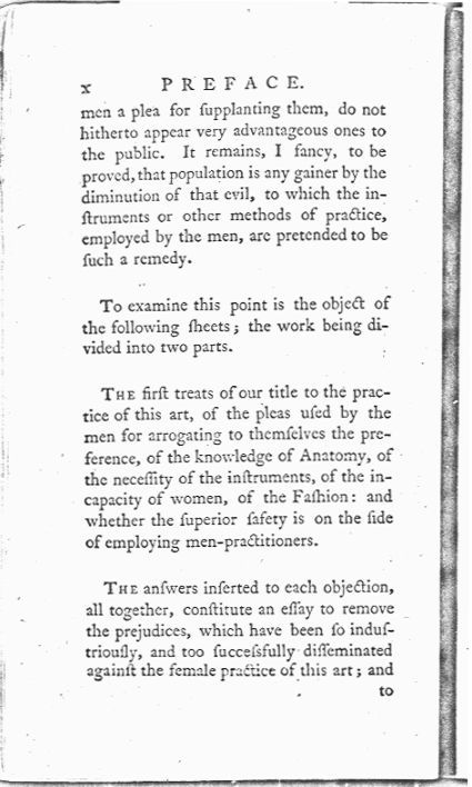 A Treatise on the Art of Midwifery, Setting Forth Various Abuses Therein, Especially as to the Practice with Instruments Preface page x. Choose 'View Text' (at top) for faster download.