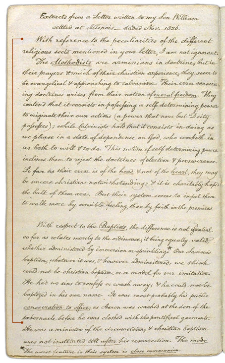 Letter from Sewall to his son, in Henry Sewall's Diary Page 1. Choose 'View Text' (at top) for faster download.