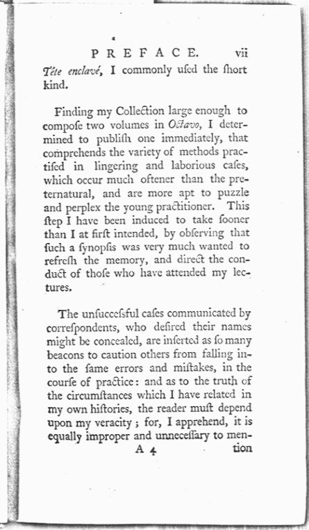 A Collection of Cases and Observations in Midwifery (Volume Two) Page vii. Choose 'View Text' (at top) for faster download.