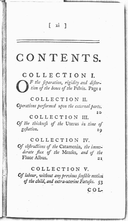 A Collection of Cases and Observations in Midwifery (Volume Two) Page xi. Choose 'View Text' (at top) for faster download.