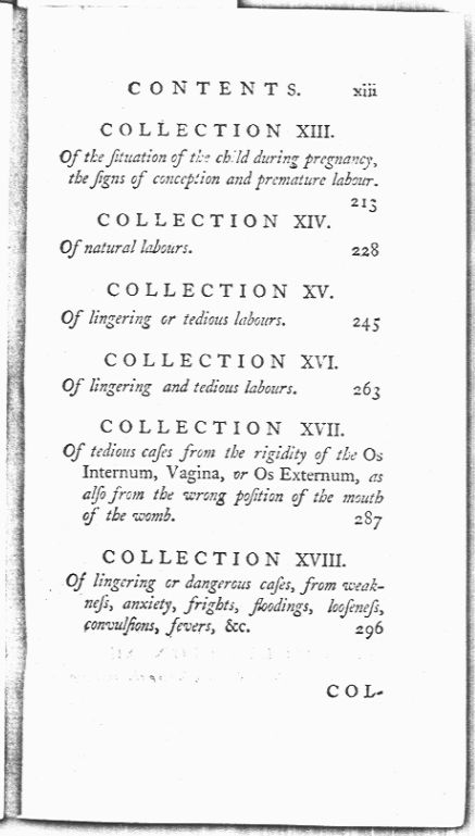 A Collection of Cases and Observations in Midwifery (Volume Two) Page xiii. Choose 'View Text' (at top) for faster download.