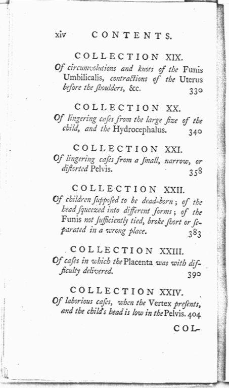 A Collection of Cases and Observations in Midwifery (Volume Two) Page xiv. Choose 'View Text' (at top) for faster download.