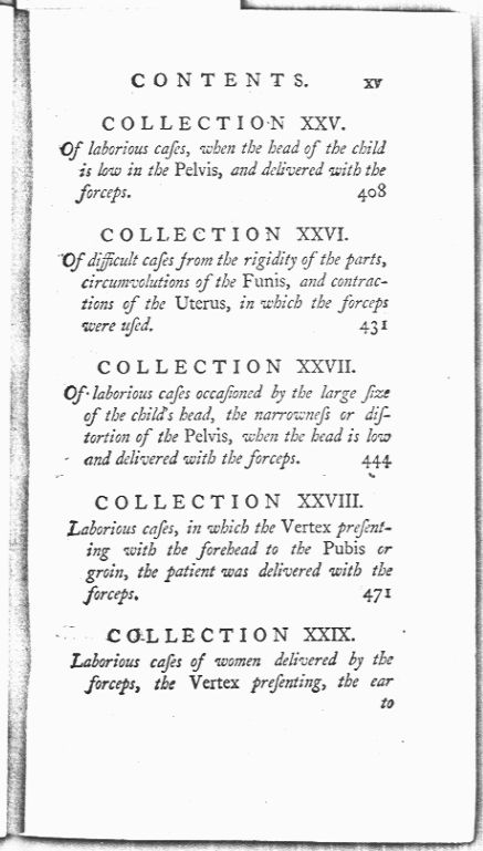 A Collection of Cases and Observations in Midwifery (Volume Two) Page xv. Choose 'View Text' (at top) for faster download.