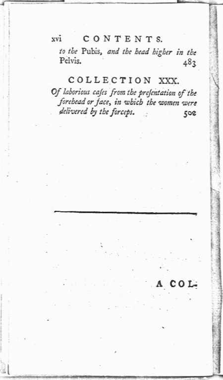 A Collection of Cases and Observations in Midwifery (Volume Two) Page xvi. Choose 'View Text' (at top) for faster download.