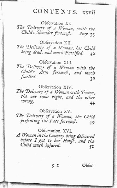 A Complete Practice of Midwifery Page xxvii. Choose 'View Text' (at top) for faster download.