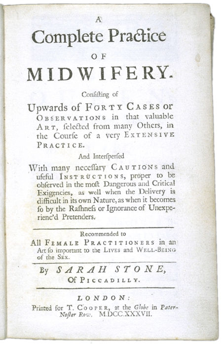 A Complete Practice of Midwifery Title page. Choose 'View Text' (at top) for faster download.