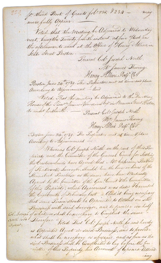 Kennebec Purchase Records Page 229. Choose 'View Text' (at top) for faster download.