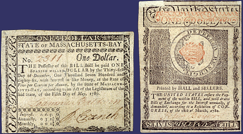front and back of bill
